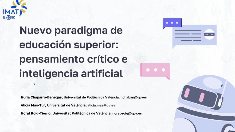 Nuevo paradigma de educación superior: pensamiento crítico e inteligencia artificial